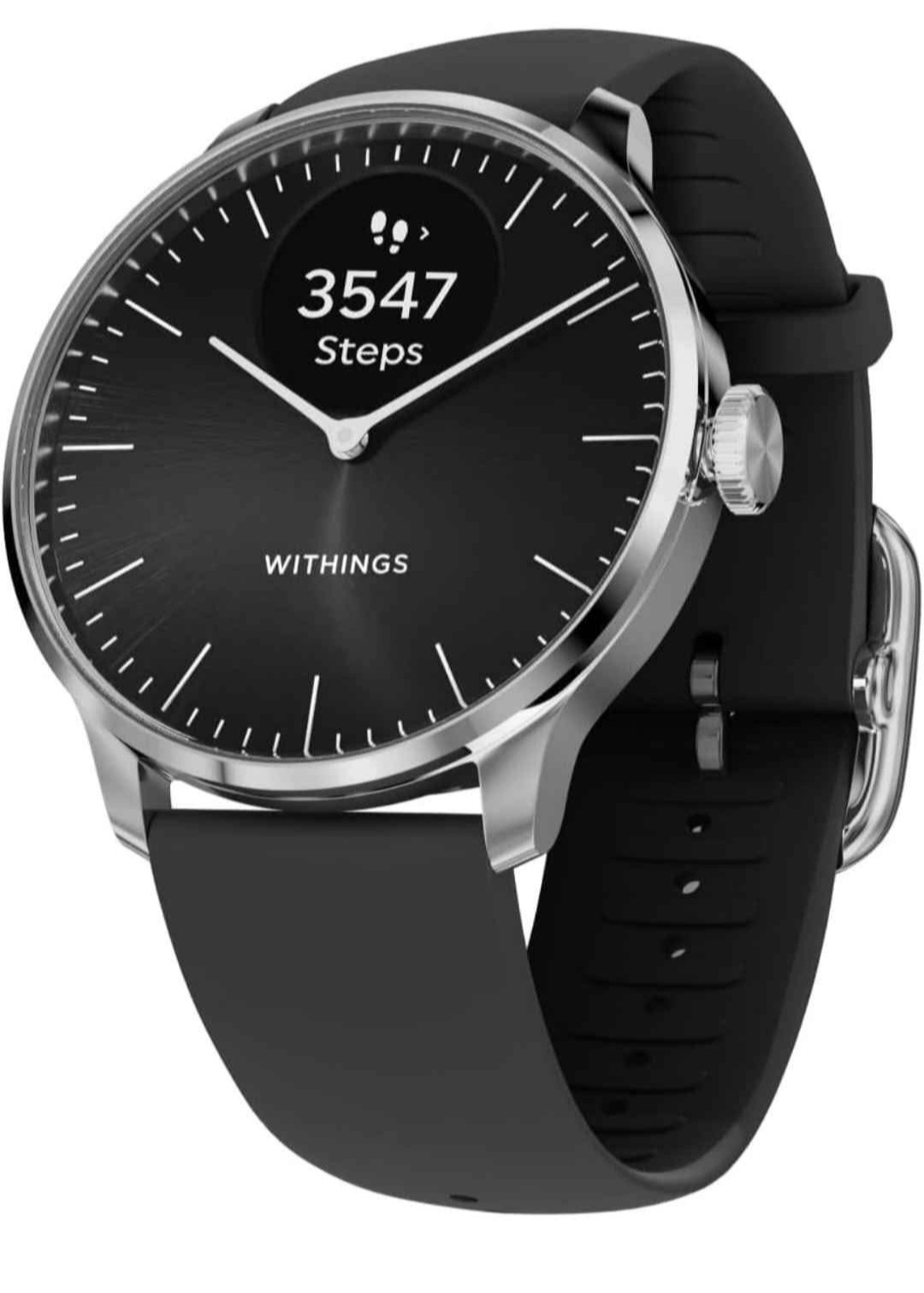 Withings ScanWatch Light – Hybrid Smart Watch, Heart Rate Monitoring, Fitness
