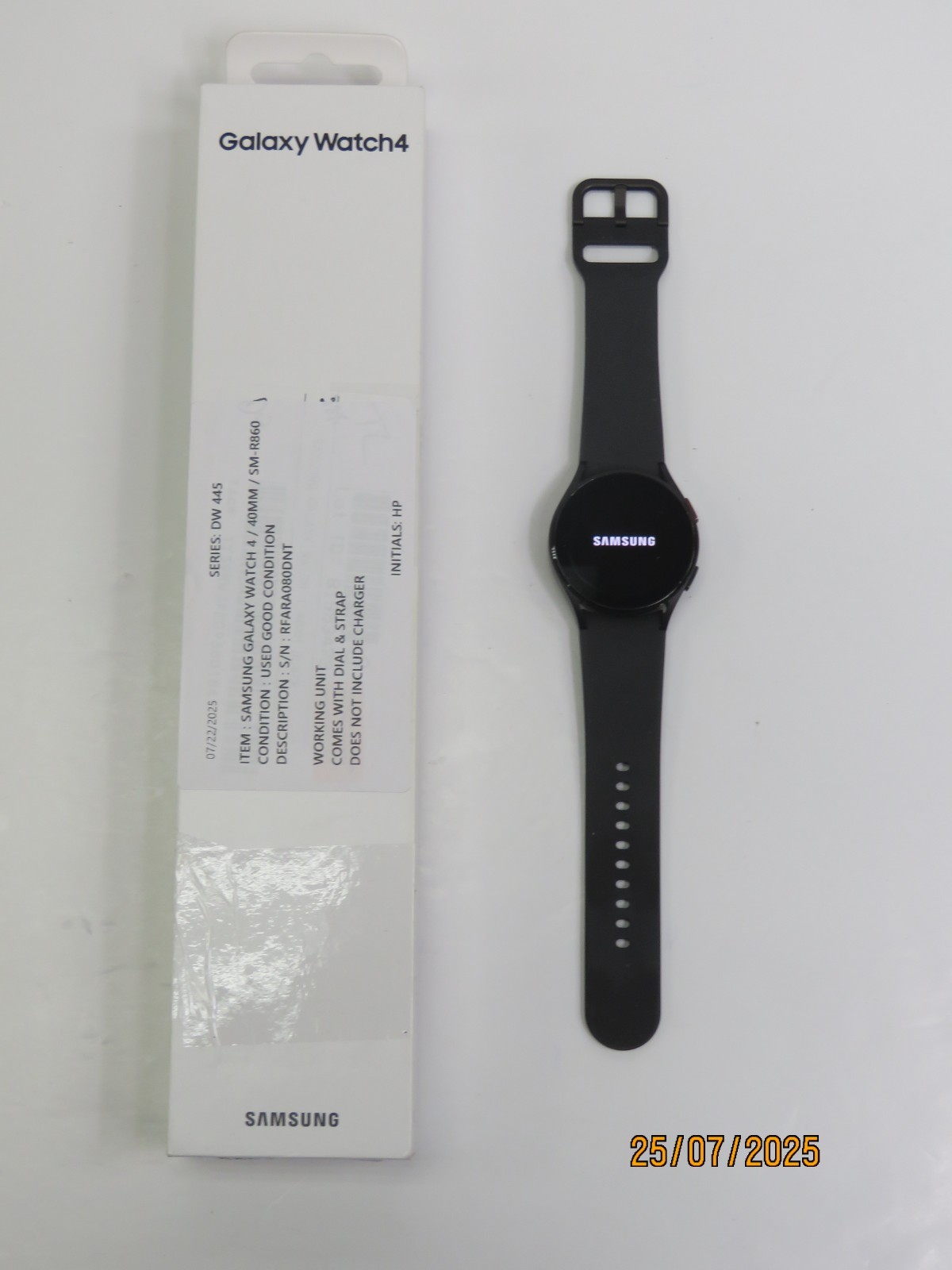 Samsung Galaxy Watch 4 SM-R860 40mm Aluminum Case – Black [DT263]