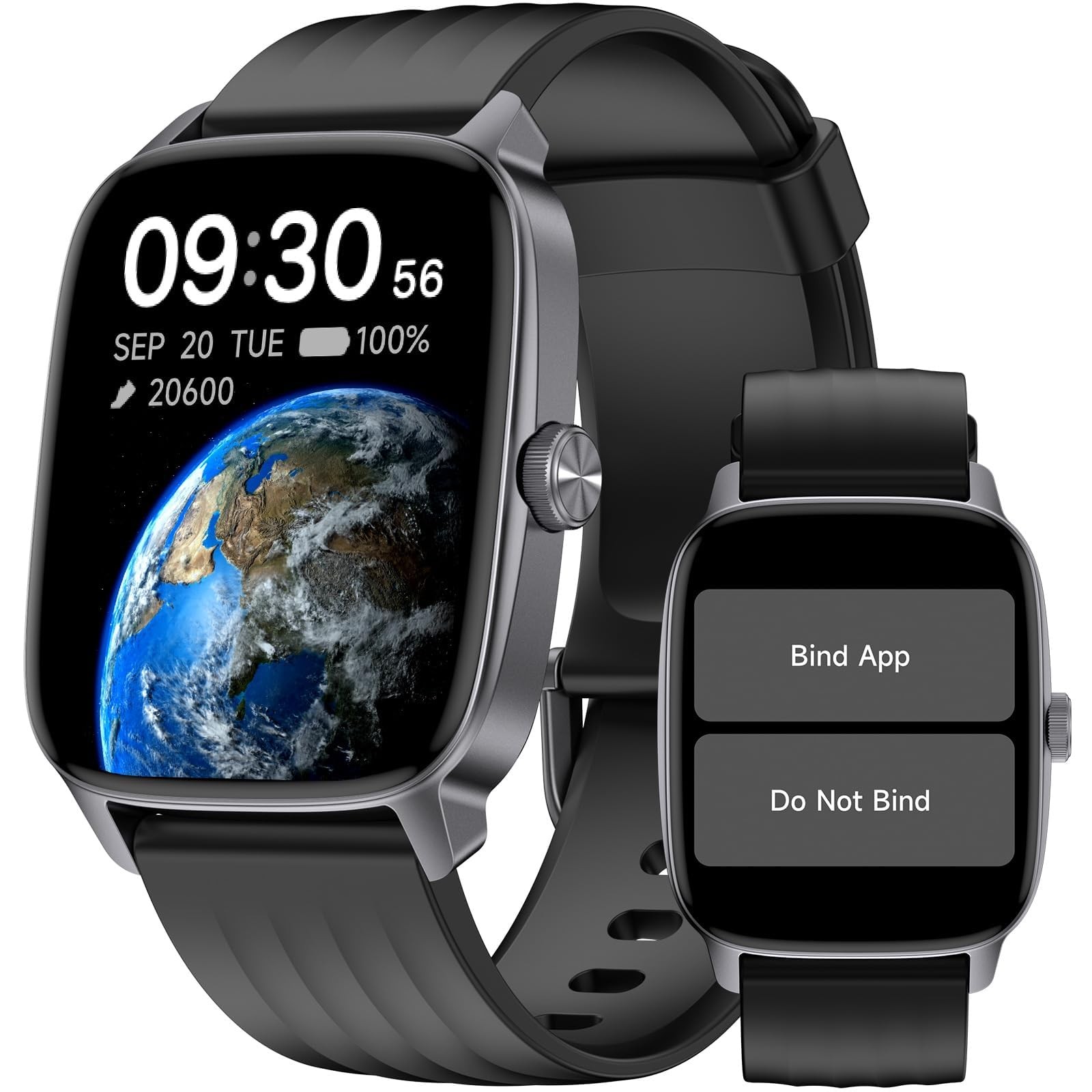 DAVIKO Pedometer Watch Senior Friendly No App/Phone Required, Waterproof Fitn…