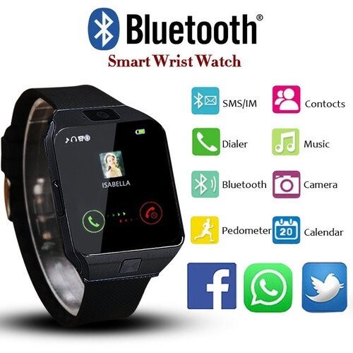 DZ09 Smartwatch W/ Camera accepts sim card