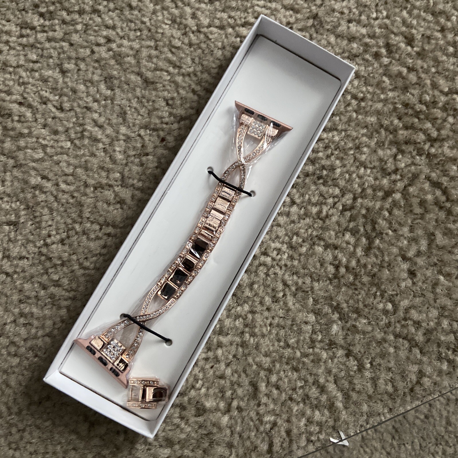 Rose Gold Womens Smartwatch Band With Adjustable Kit NIB