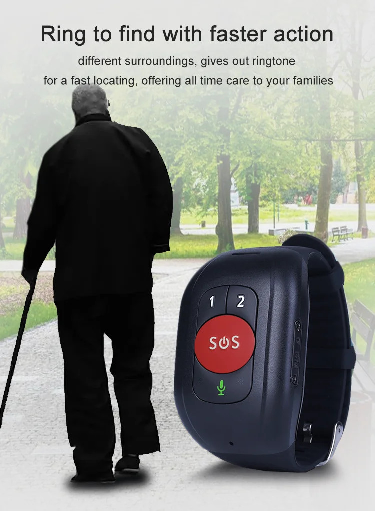 Senior 4G LTE Smartwatch with GPS Tracker, Bracelet and Heart Sensor