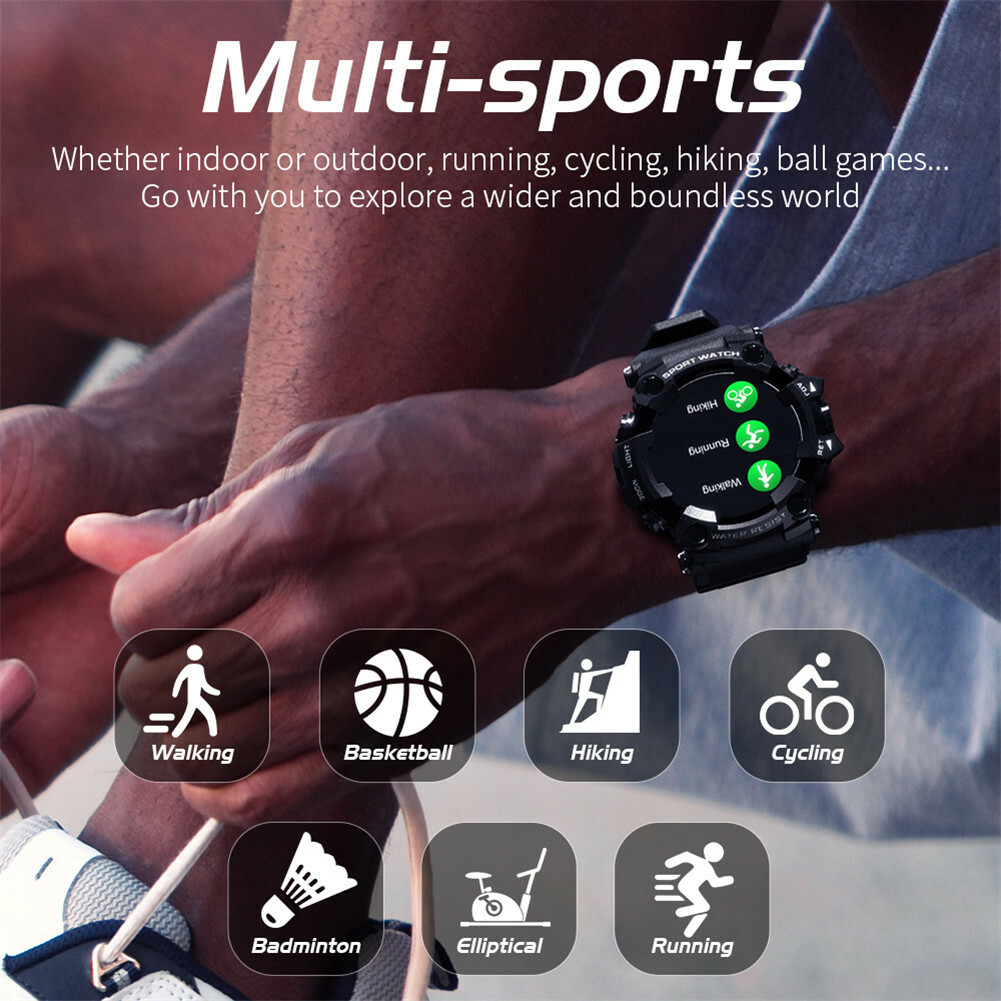 Smart Watch Touch Screen Fitness Activity Tracker Call Message Notification