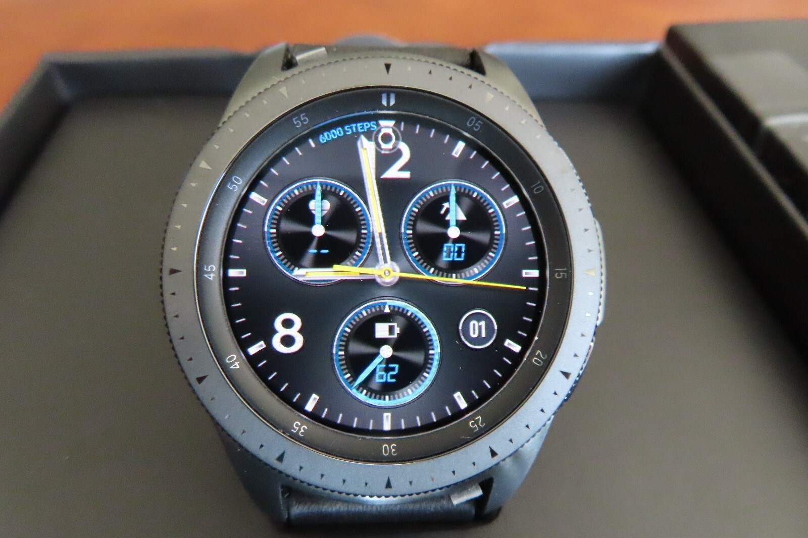 SAMSUNG GALAXY WATCH SM-R810 42MM STAINLESS MIDNIGHT BLACK – BLUETOOTH AND GPS