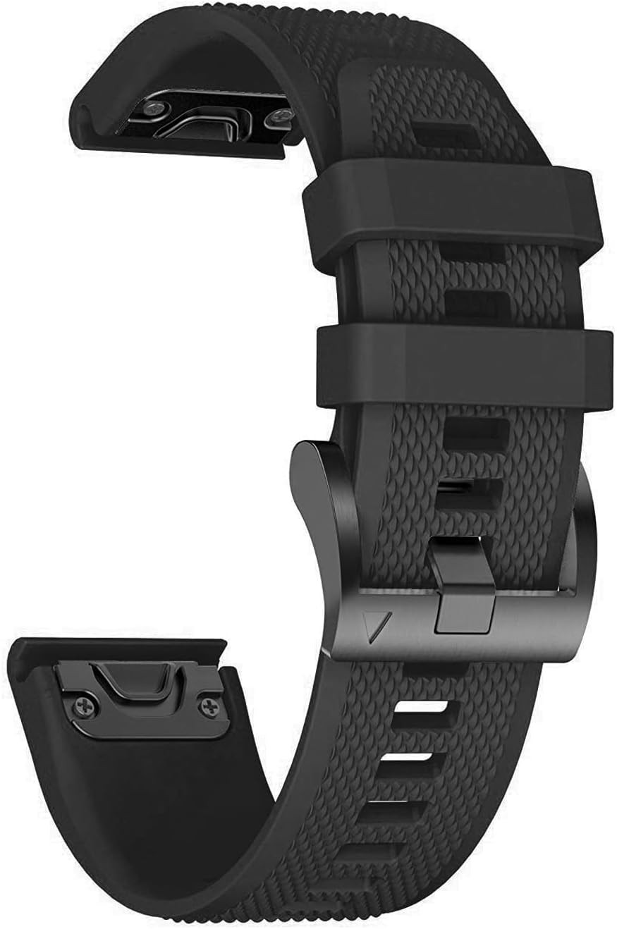 Case For Garmin Fenix 5/6/7/8 47mm Silicone Watch Band 22mm, Forerunner 935/945/
