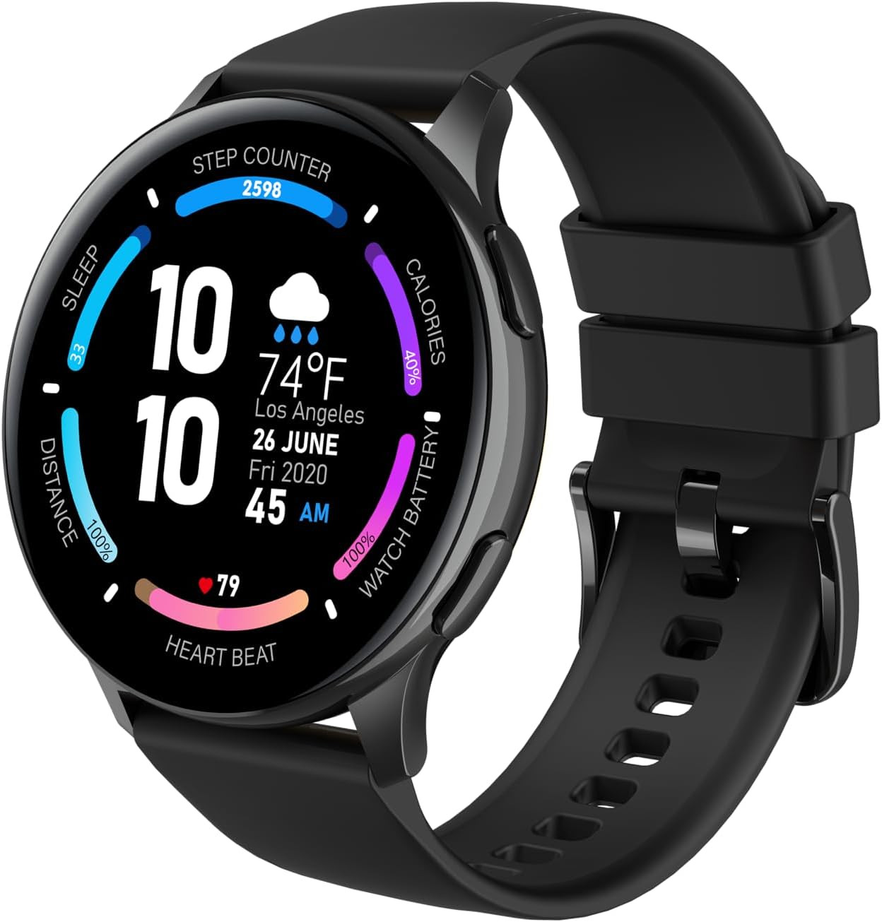 Callie Smartwatch with 1.43″ round AMOLED Display/Answer & Make Calls/Sleep Moni