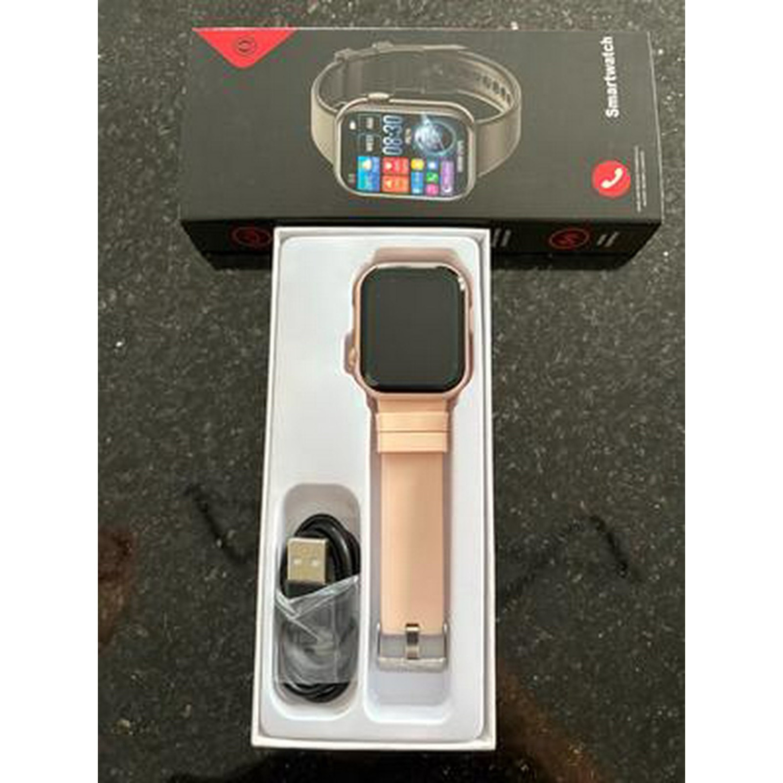 Mingdaln Women’s Smartwatch with Answer Make Calls 100 Sports Modes, Pink