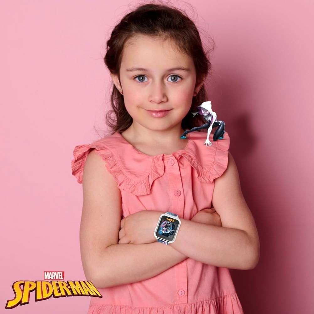Spiderman Ghost Spider Kids Smartwatch – Fun Touchscreen for Boys & Girls