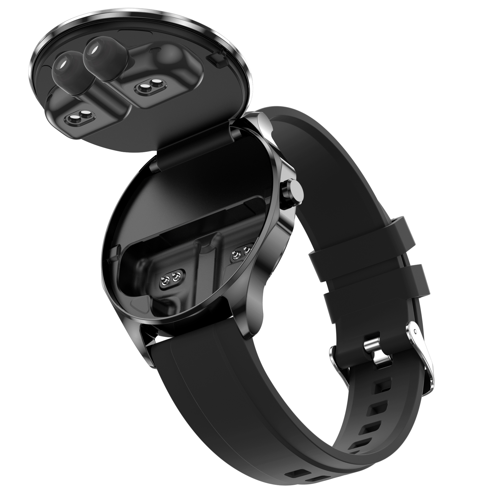 Smart Watch with Earbuds Men Smartwatch 2 In 1 Bluetooth Headset For Android iOS