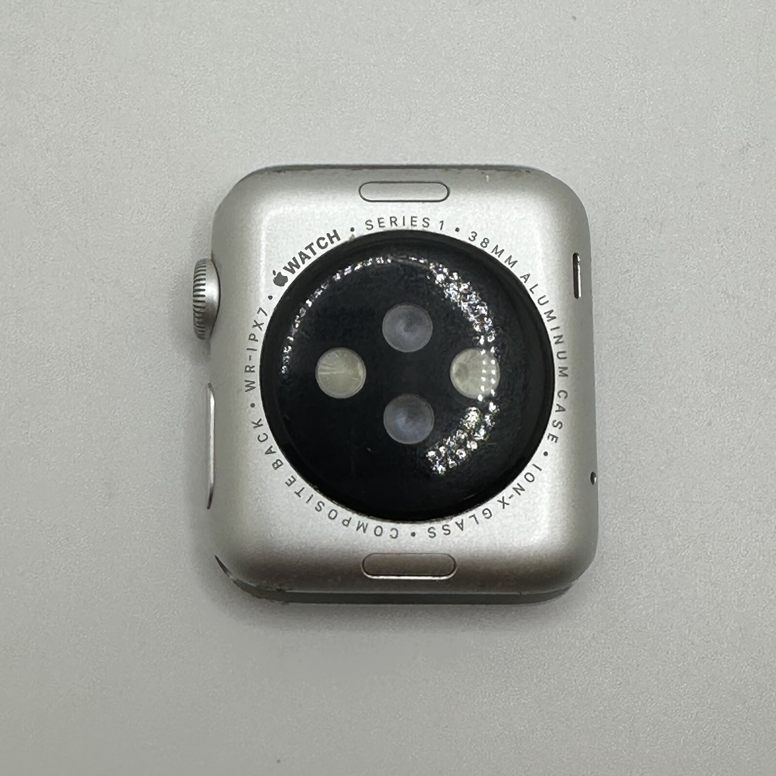 Apple Watch Series 1 42MM Aluminum Case Ion-X Glass WR-IPX7 For Parts