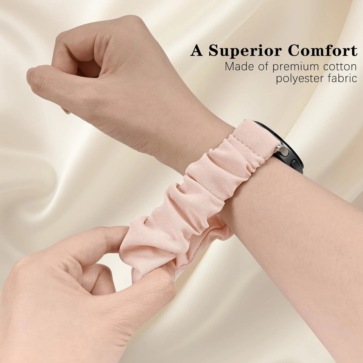 3 Pack Scrunchie Fabric Strap for Samsung Galaxy Watch 8 40mm