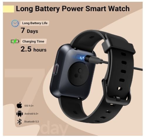 Smartwatch 208 Plus – IDW19 Black