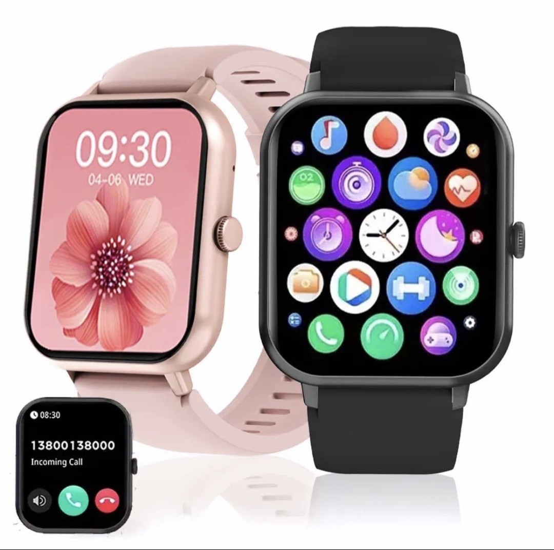 Smart Watch Fitness Tracker Touch Screen Music Player IP68 Waterproof Android i…