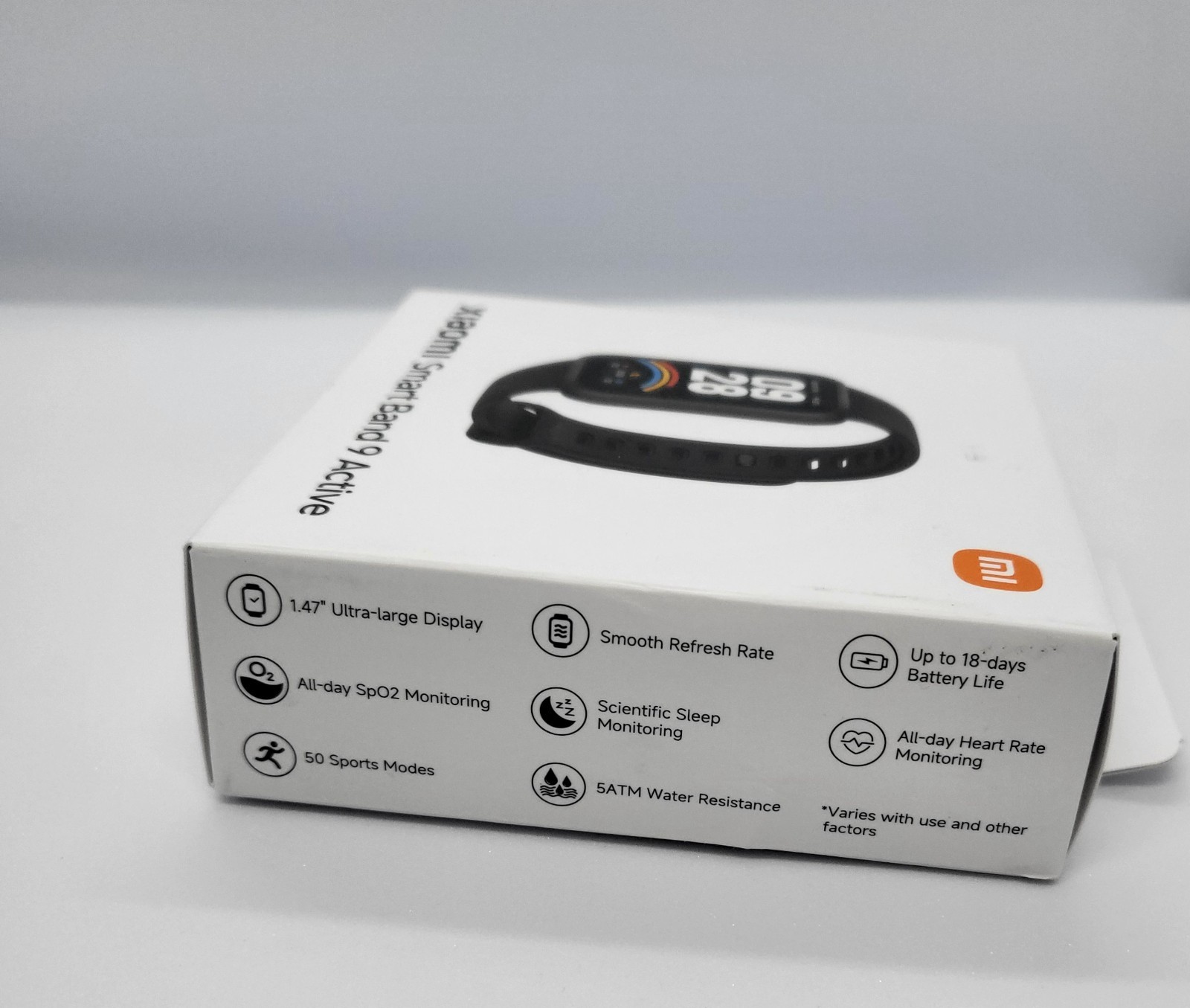 xiaomi smart band 9 active – new, sealed, black/white