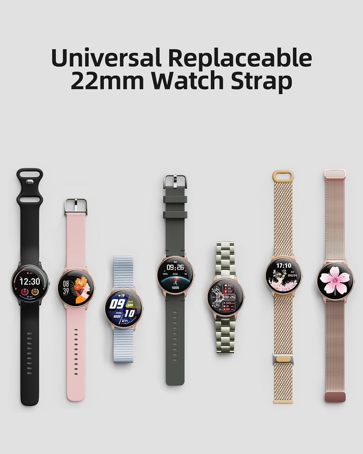 All-in-One Fitness Tracker Smartwatch with Heart Rate and Sleep Monitoring