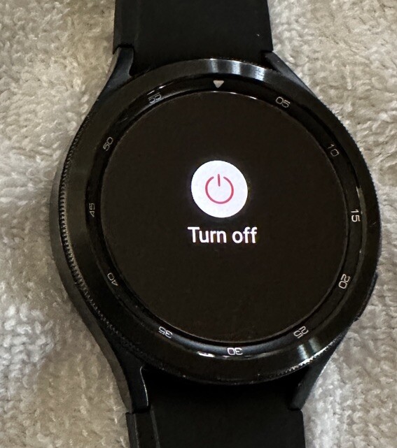 Samsung Galaxy Watch 4 Sport Band Black 46mm Stainless Steel Case LTE R895U