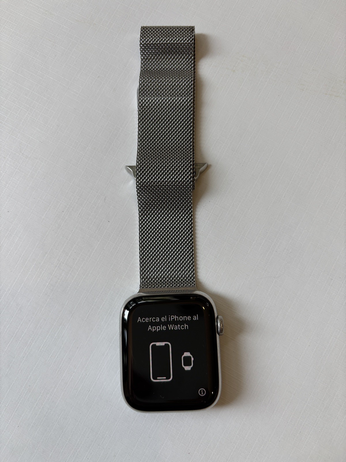 Apple Watch Series 6 44mm Stainless Steel GPS+Cellular LTE Milanese Band