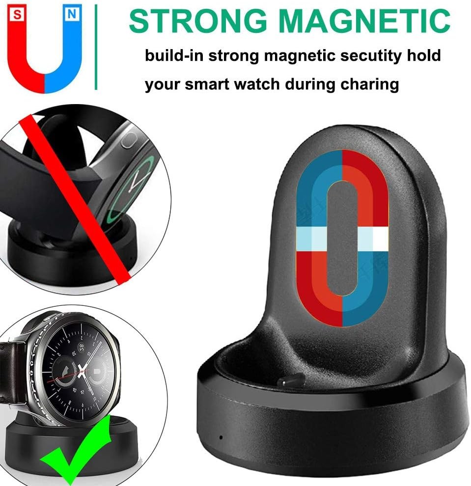 Charger for Samsung Galaxy Watch 1 42mm/46mm, Replacement Charging Dock Cradle