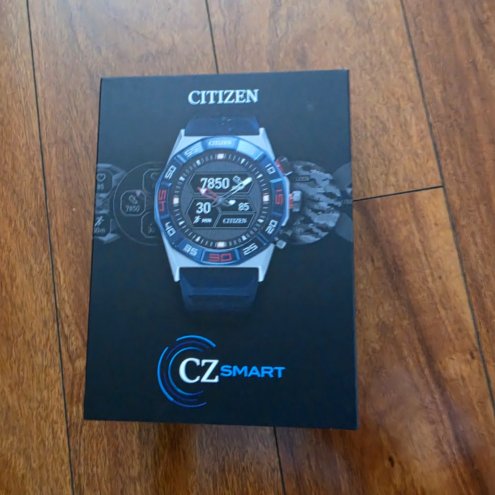 Citizen CZ Smart PQ2 Hybrid Sport Smartwatch Silicone Strap Watch JX2008-06E