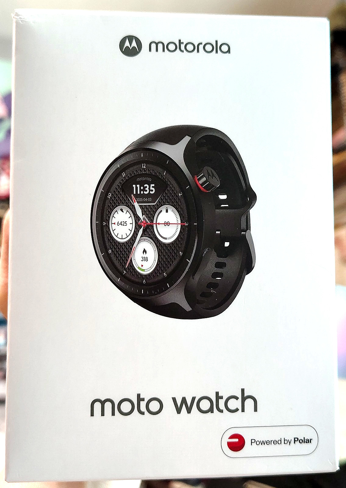 Motorola Moto Watch 2026 (XT2547) Customze, Polar Fitness Tracking, moto ai