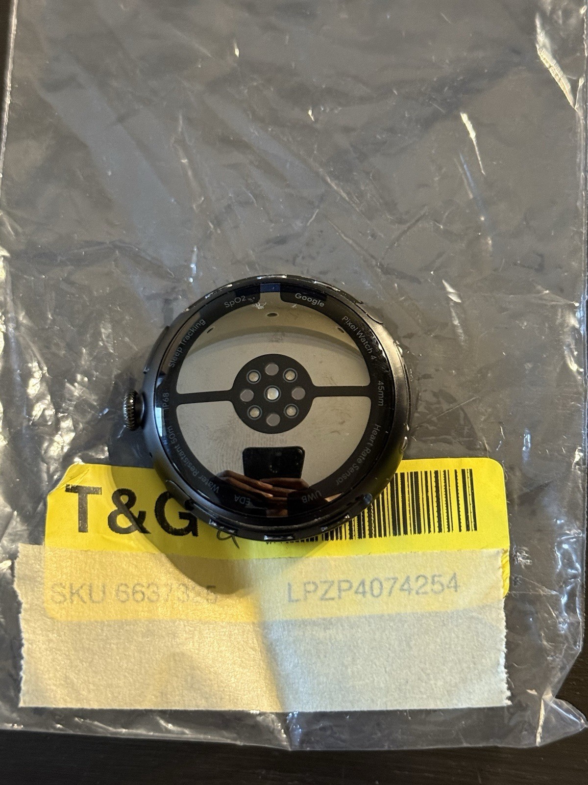 Google Pixel Watch 2 41mm Smart Watch Champagne Gold Aluminum Case Only USED