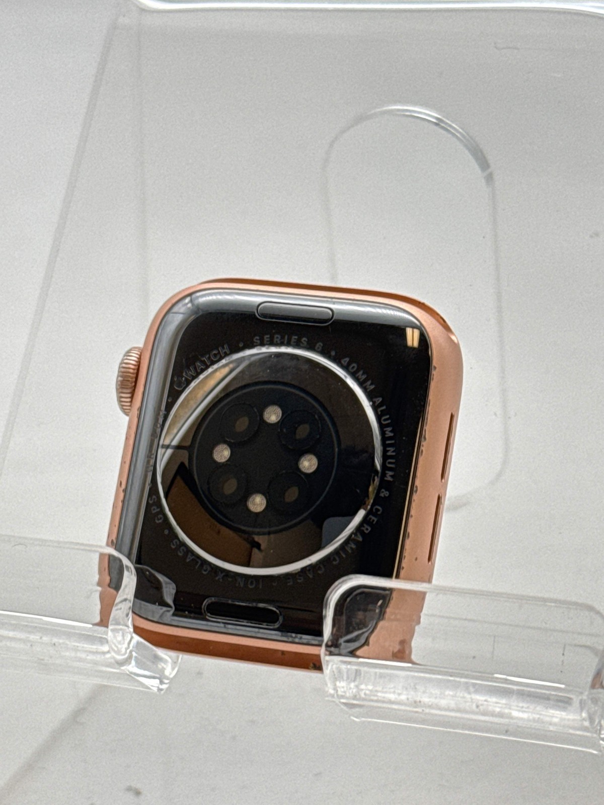 Apple Watch Series 6 A2291 40mm GPS Only Rose Gold Aluminum – No Power