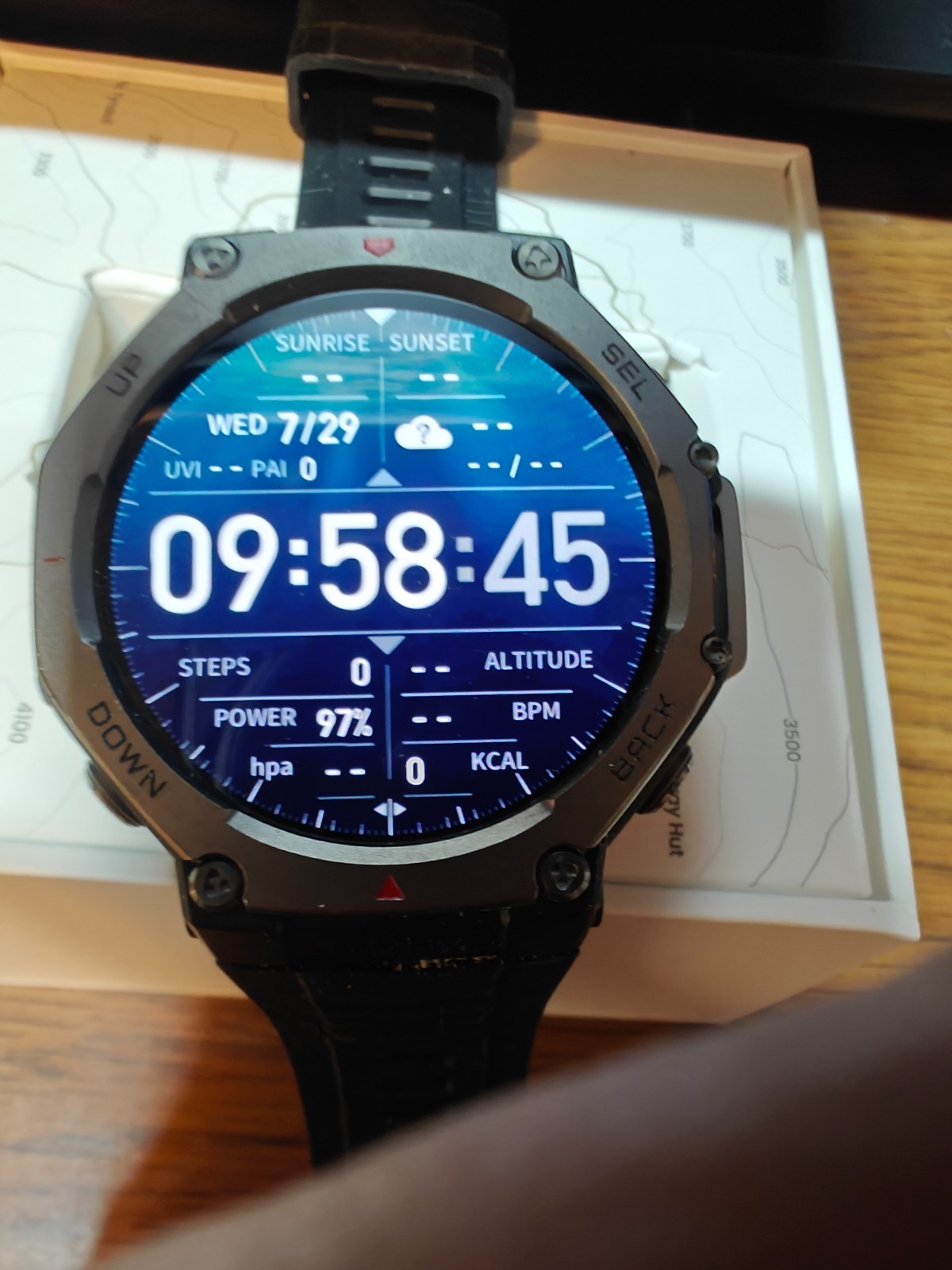 Amazfit T-Rex 3 Rugged/Military Smart Watch 48mm, GPS Used in box