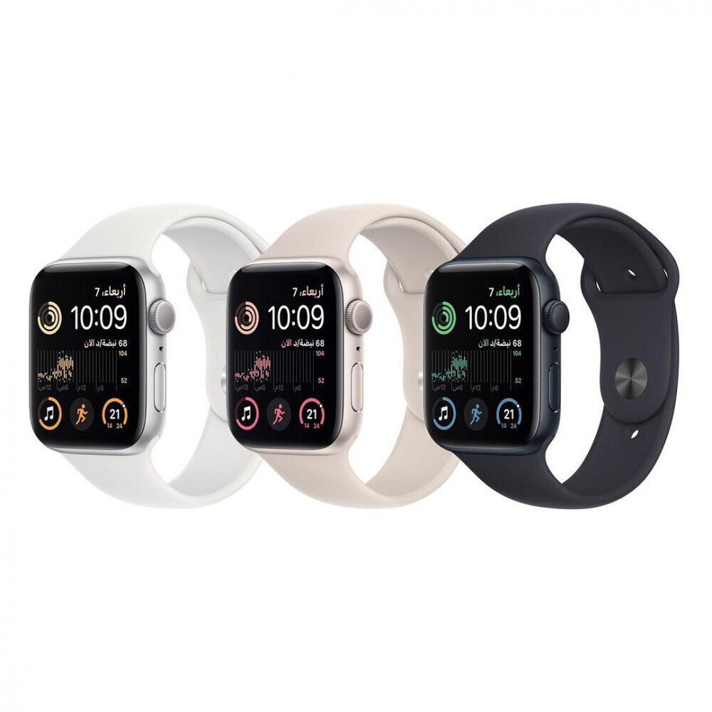 Apple Watch Series Se 2nd Gen 44mm Gps Aluminum – Sport Band 32GB – Good