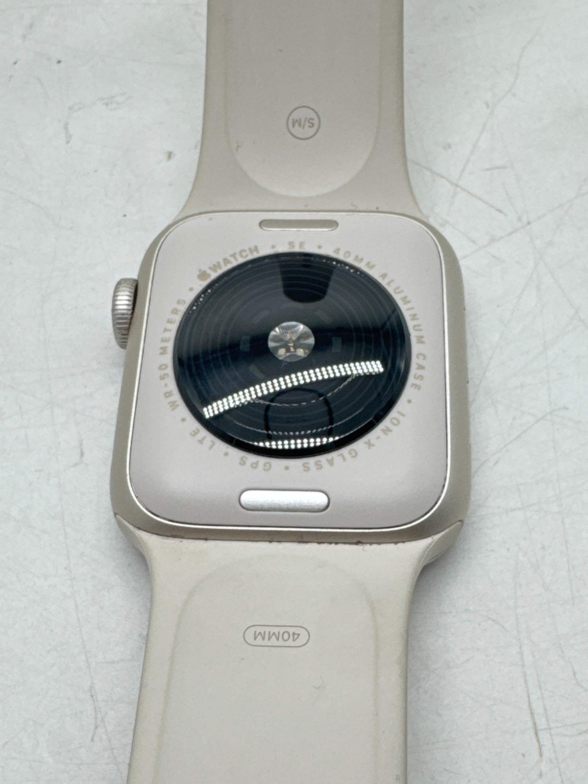 Unlocked Apple Watch SE 2 A2726 40mm GPS + Cellular Starlight Aluminum