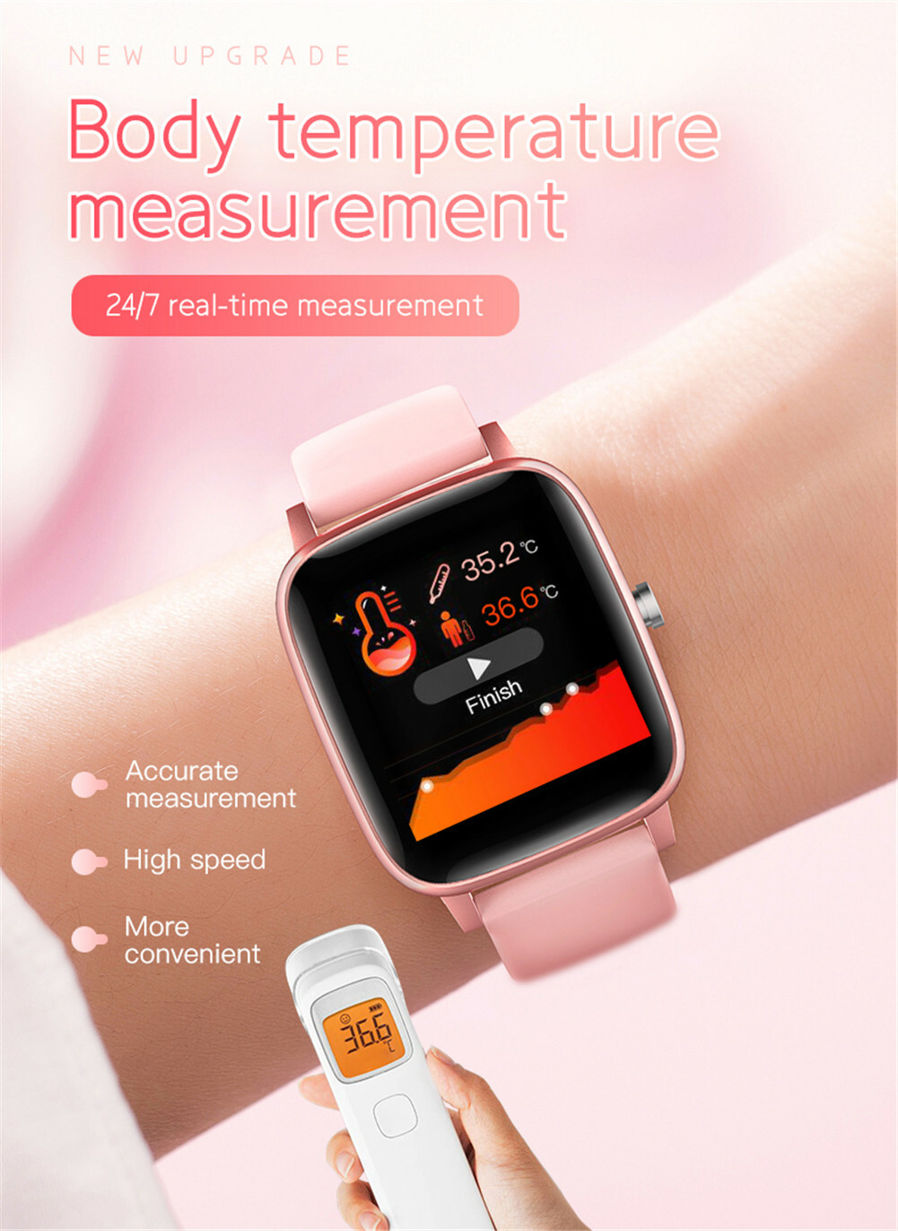 Smart Watch Bluetooth Call Watch Pedometer Sport Message Reminder Music Control
