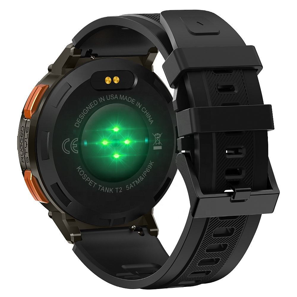 KOSPET TANK T2 Smart Watch Bt Call Outdoor Sports Waterproof Rugged Reloj