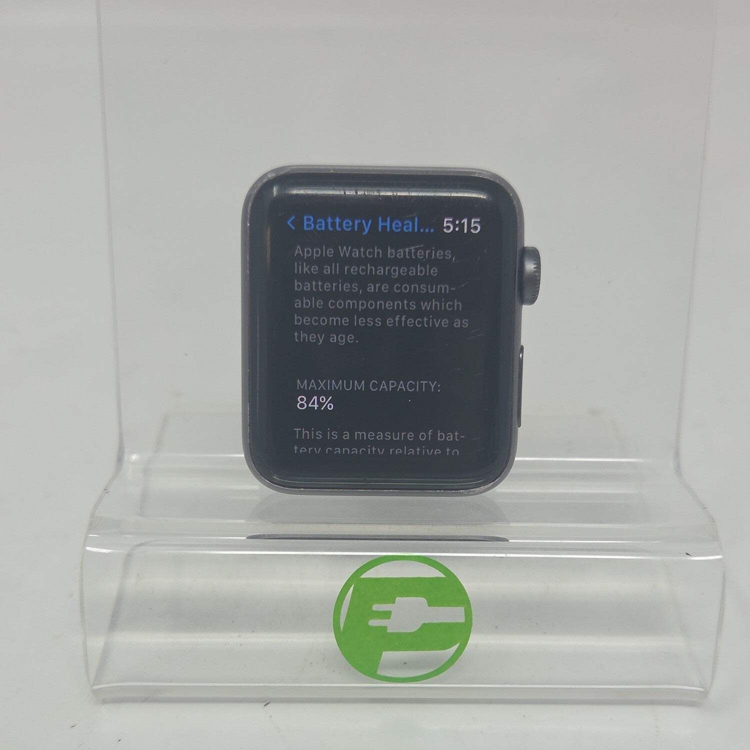 GPS Only Apple Watch Series 3 42MM Space Gray Aluminum A1859 Face Only