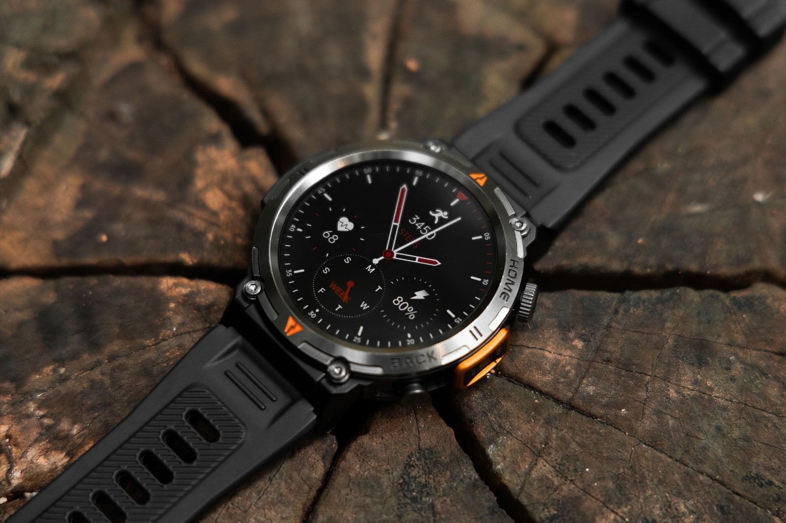 Tactical Military Smartwatch for Men, Bluetooth Call, 1.45″ Screen, Fitness Trac