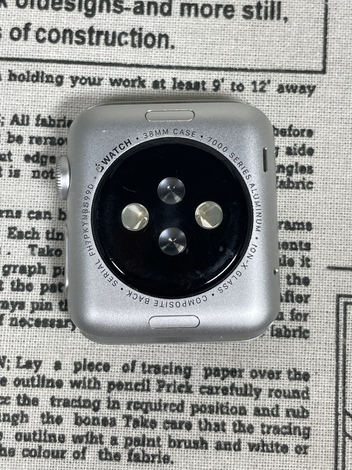 Apple Watch Sport 7000 Series 38mm Model A1553 For Parts Original Box