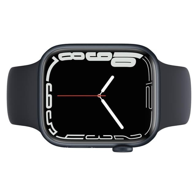Apple Watch Series 7 Aluminum 41 mm GPS Only No Cellular Midnight Black (Good)
