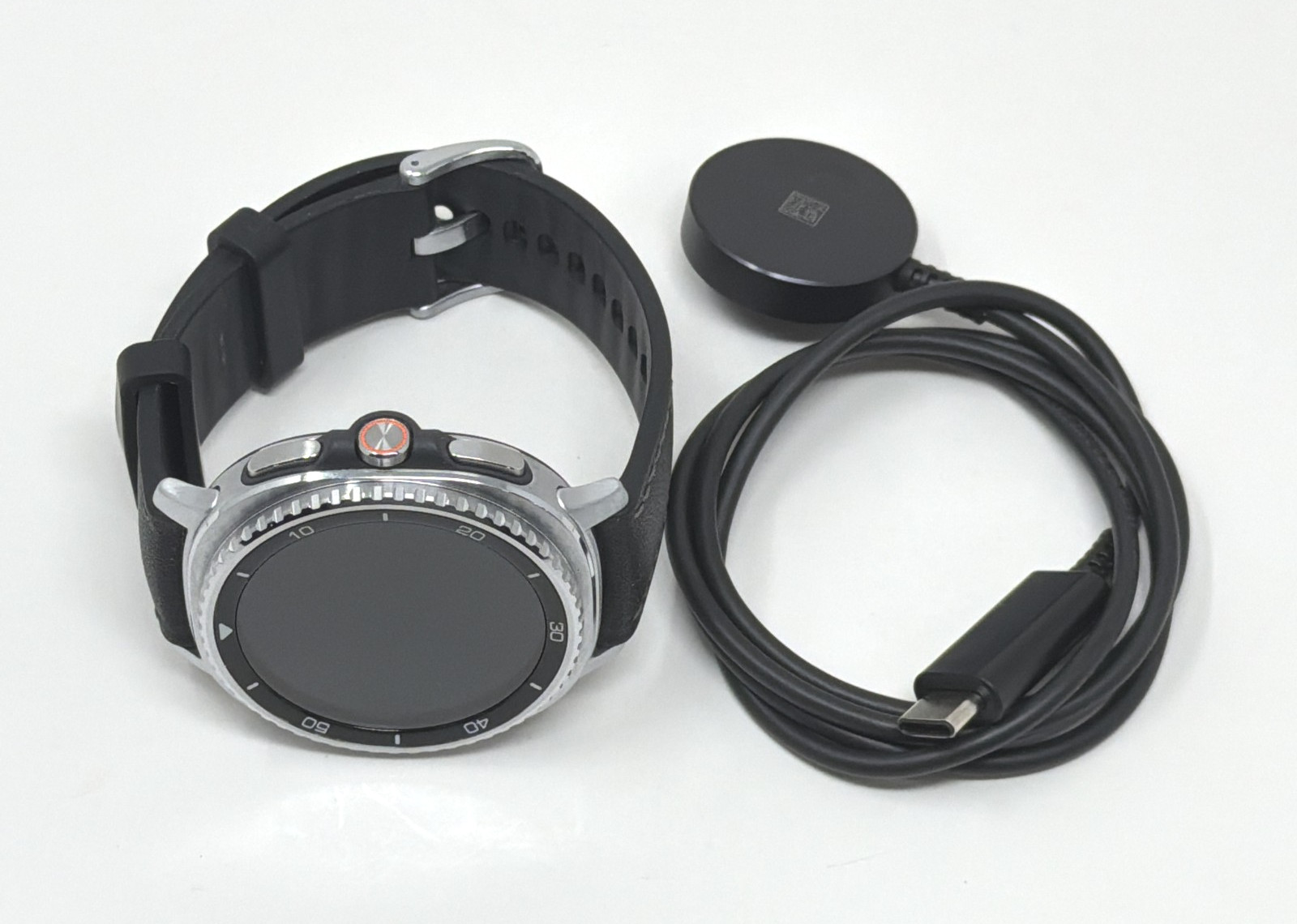 Samsung Galaxy Watch 8 Classic 46mm Silver With Black Hybrid Cellular Very Good