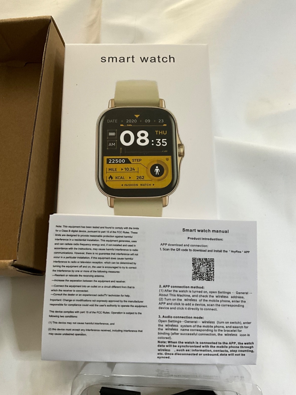 New Y13 Smartwatch – Bluetooth Calling & Fitness Tracker (Gold/Beige)