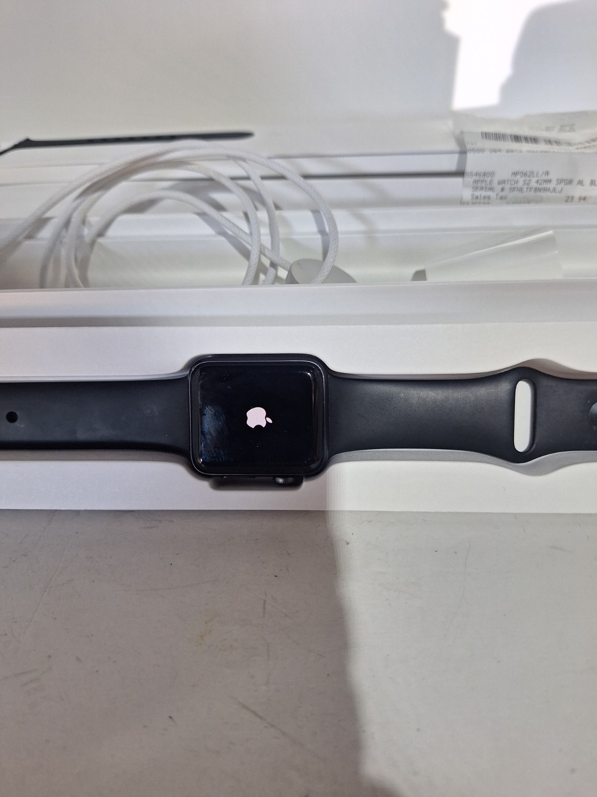 Apple Watch Series 2 42mm SpGr Al Black Sp Used Work Good Condition