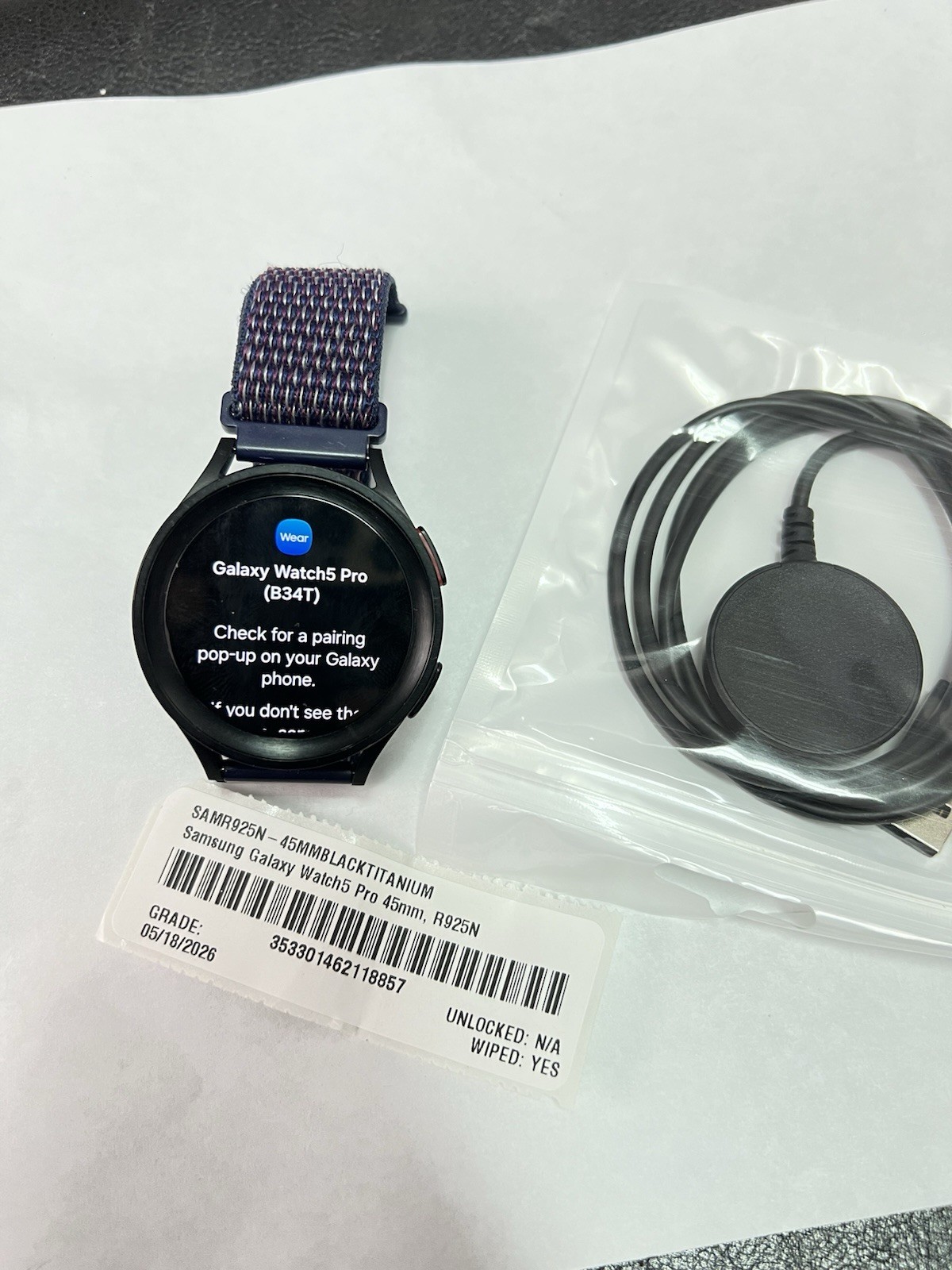 Samsung Galaxy Watch5 Pro SM-R925N 45mm Titanium Case GPS-LTE