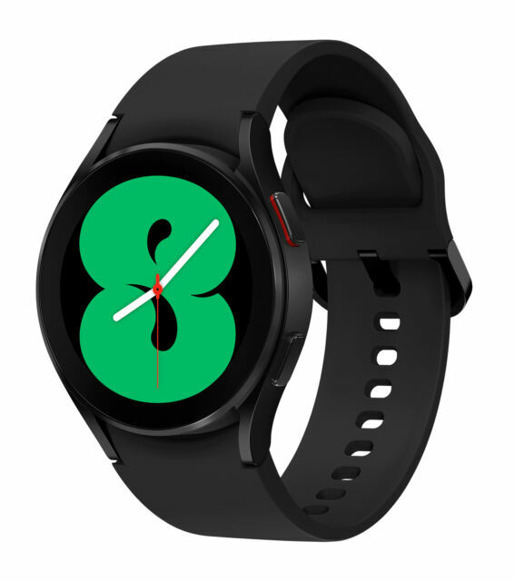 Samsung Galaxy Watch4 SM-R860 40mm Aluminum Case with Sport Band – Black…
