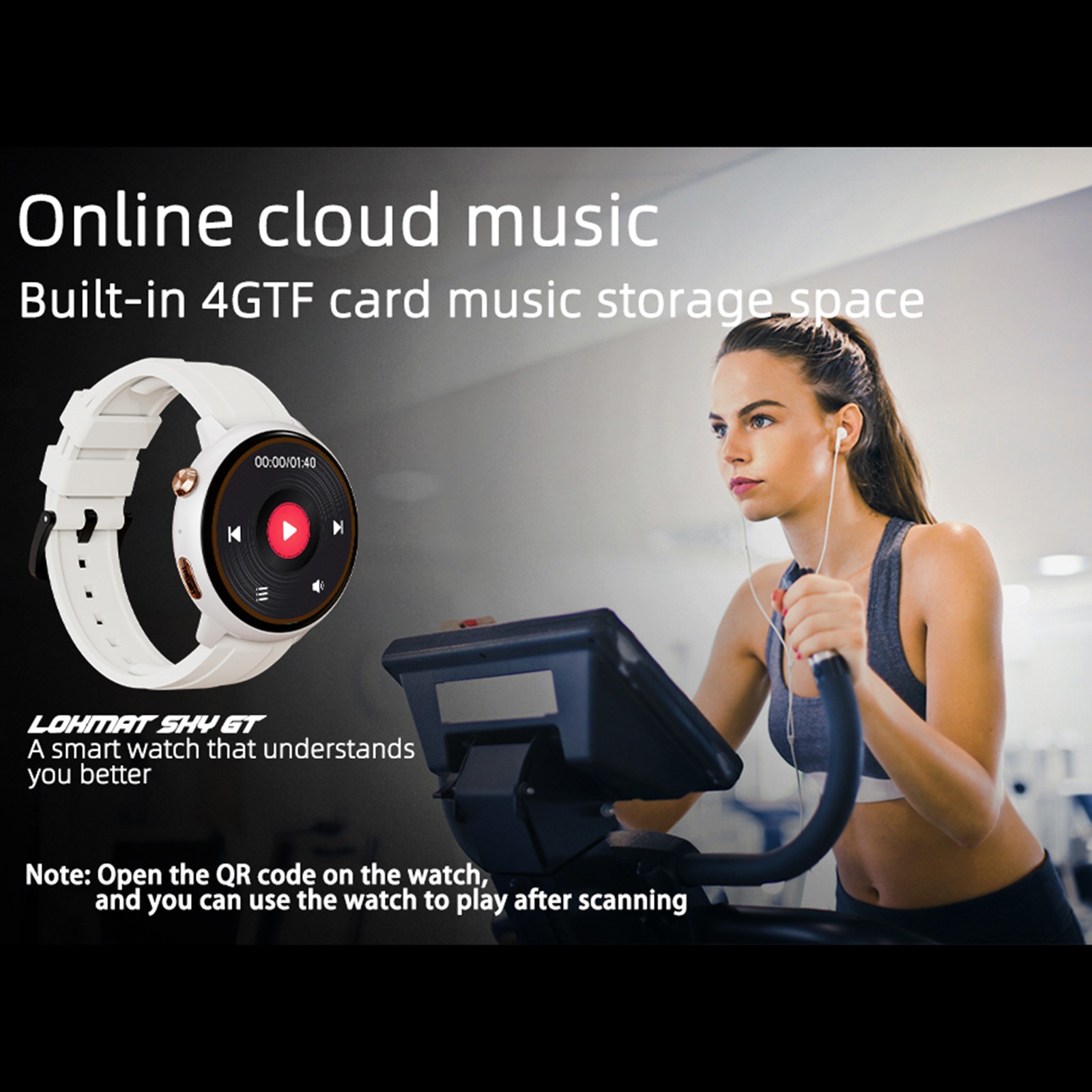 LOKMAT Foreign Trade SKY GT Student Phone Smart Watch SIM Card 4G Full EELE