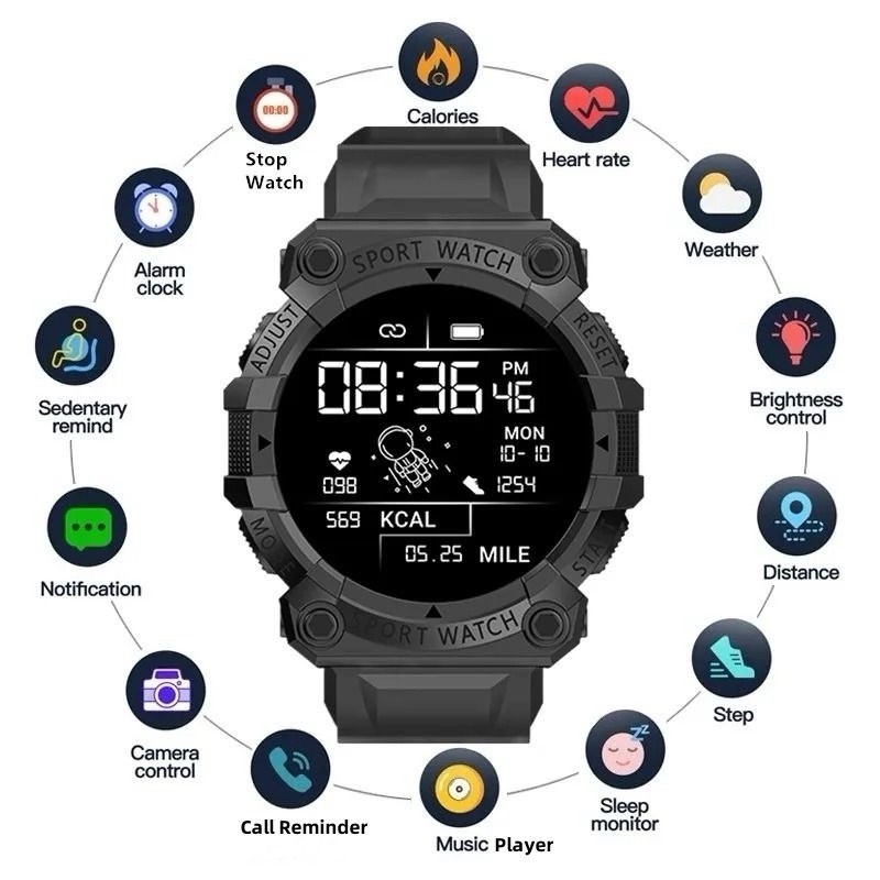 Wholesale Lot 105 Smart Watches Fitness Trackers Bluetooth Heart Rate Monitor