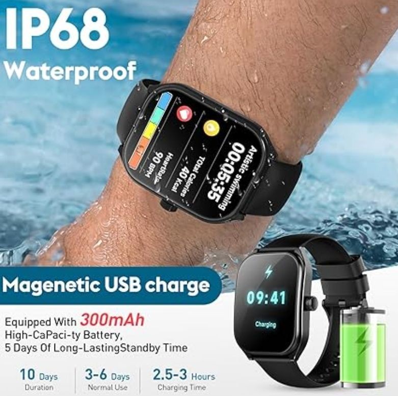AOLON Curve 2.01″ Smartwatch Fitness Tracker