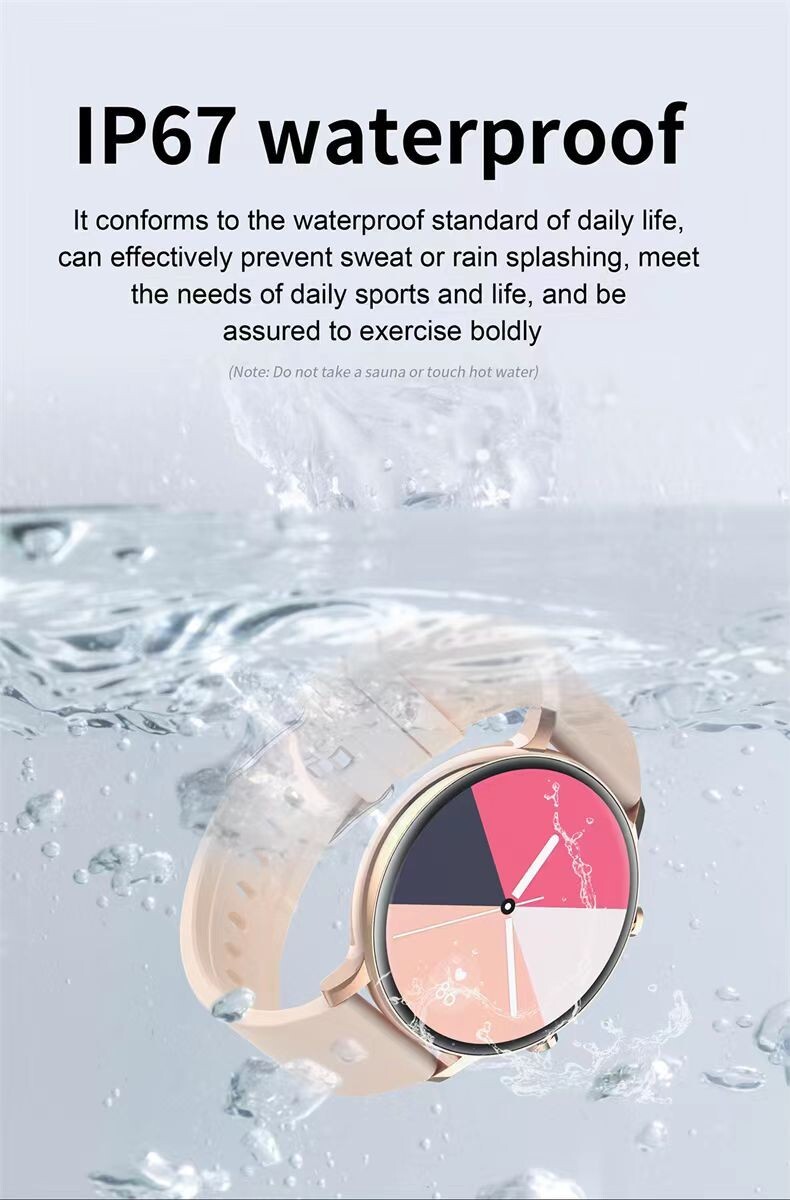 Smart Watch Sports Waterproof Sleep Bluetooth iPhone WIFI GPS Calling HD Screen