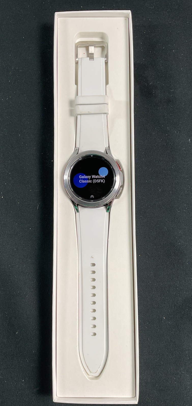 Samsung Galaxy Watch 4 Classic 42mm Wi-Fi SM-R880 Good Cond. White no Chgr