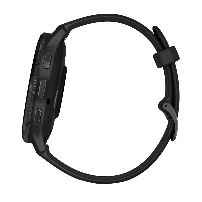 Garmin Venu 3, 45mm Slate Stainless Steel with Silicone Band (010-02784-01)