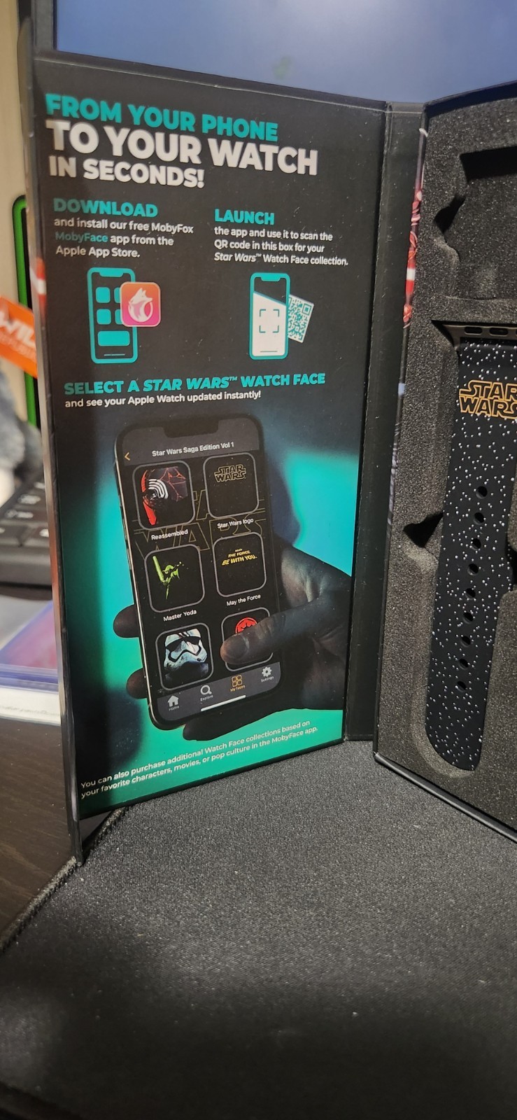 Star Wars Galactic SmartWatch Band for Apple Watch with Mobyface app Download