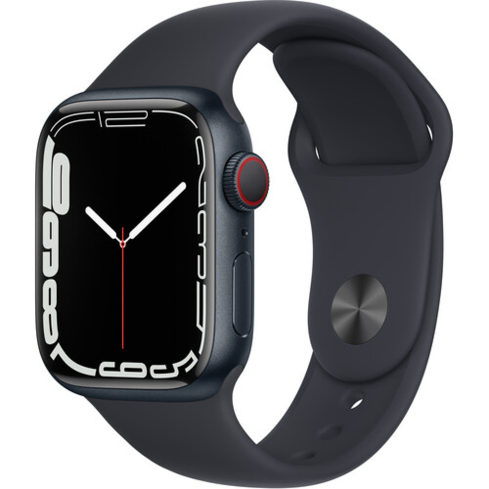 Apple Watch Series 7 41mm GPS/LTE Midnight Case Midnight Band MKH73LL/A