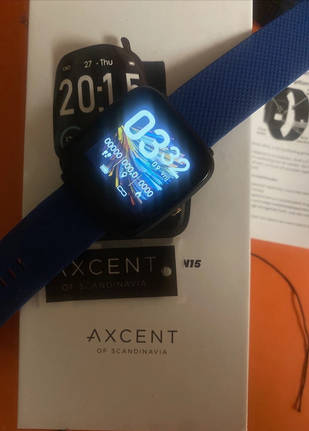 AXCENT of Scandinavia N15 Smartwatch New IOB w/ Cord & Original Box
