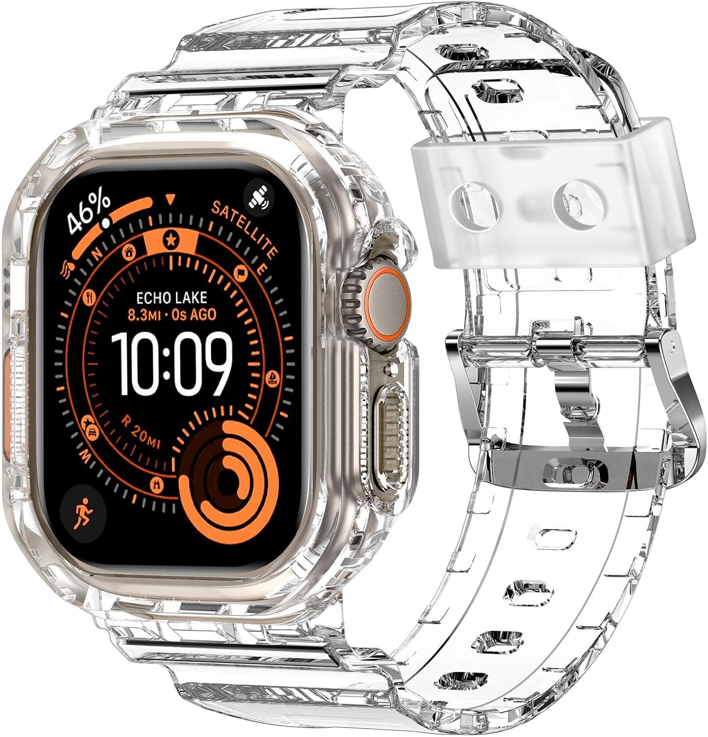 Case For Apple Watch Ultra 49mm Bumper Cover, Compatible with Series 11 10 9 8 7